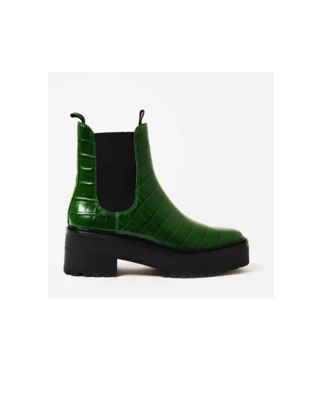 LIKE NEW Loeffler Randall leather Chelsea boots
